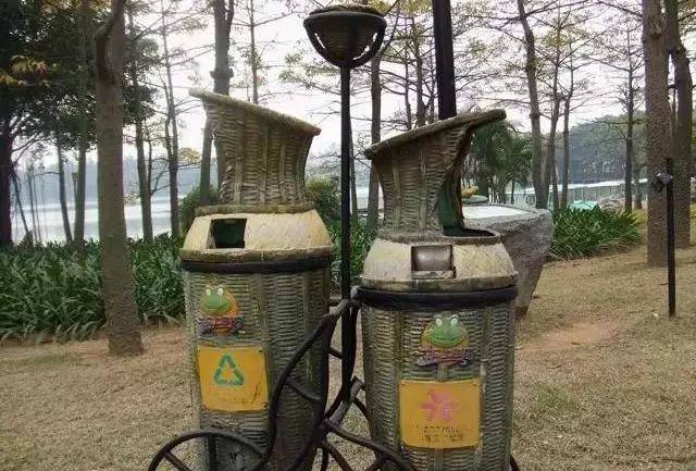 乡村景观小品盘点:水车,稻草人,石磨碾子,就连垃圾桶都行?