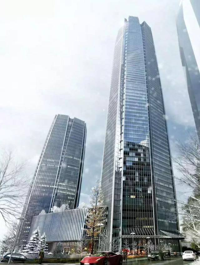 太原第一高楼——太原国海广场将开建,中建七局中标施工工程