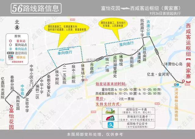 今天起咸阳13,21等多条公交线路调整了!直通西咸客运枢纽站