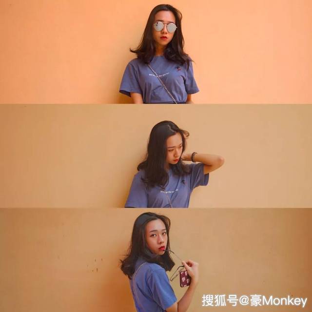 这么好看的橙色墙壁,当然少不了拍照,哈哈,想好姿势就开拍啦!
