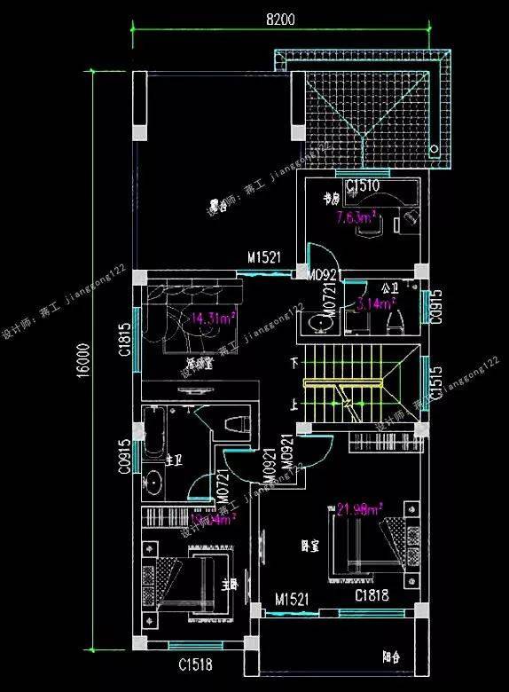 面宽8米地基怎么建房?7款设计案例村里建一栋,人人跑来效仿