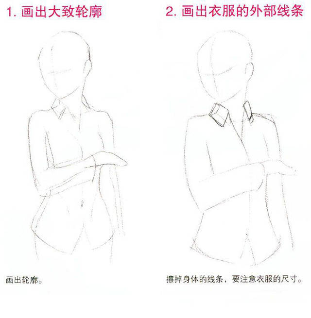 衣服褶皱怎么画?教你各种衣纹褶皱的画法!