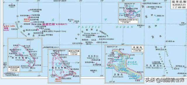 基里巴斯地图基里巴斯共和国(the republic of kiribati),通称