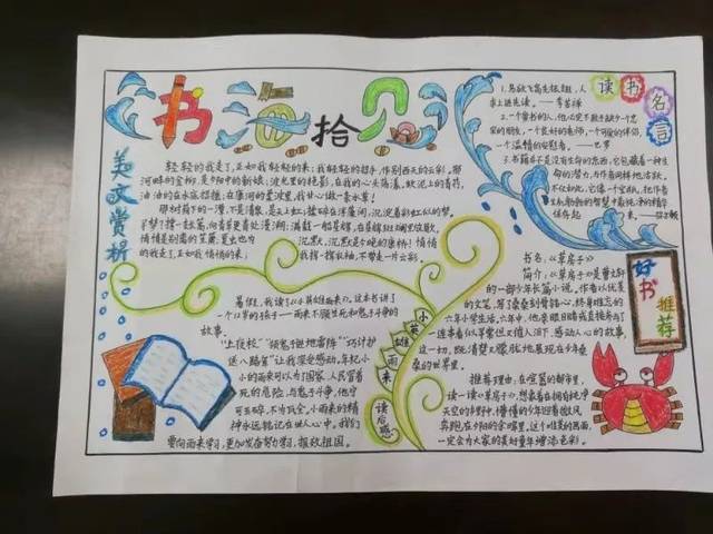 喜讯——大埔小学"暑假读一本好书"读后感,手抄报结果