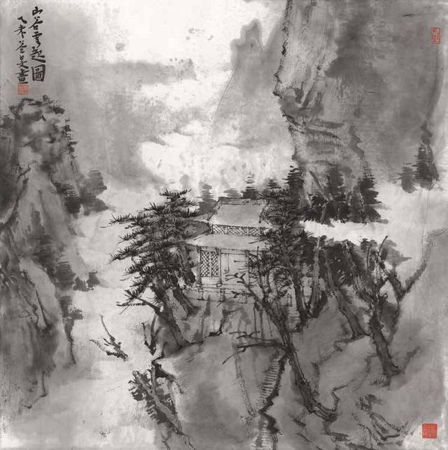 山水志丨当代中国山水画九人展——参展画家张谷旻作品欣赏