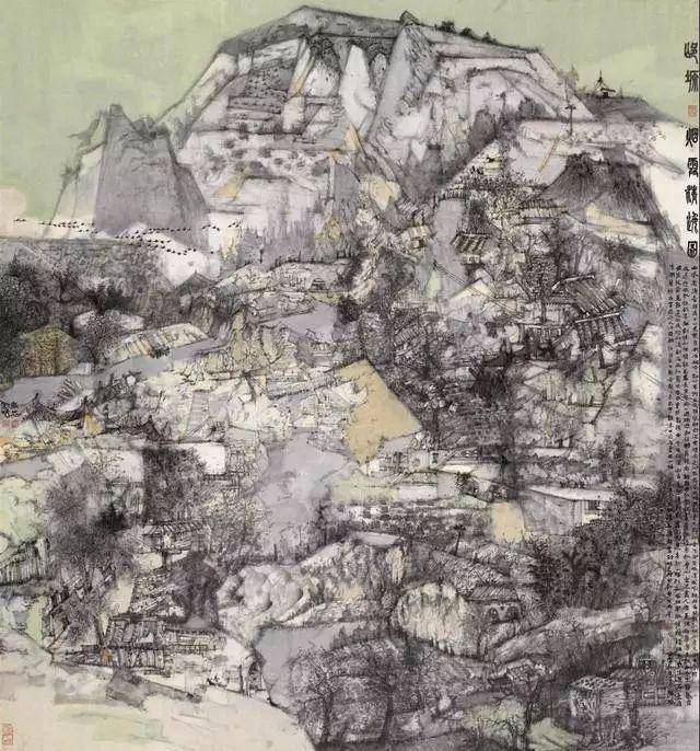 第十三届全国美展,中国山水画作品欣赏,第一辑56幅