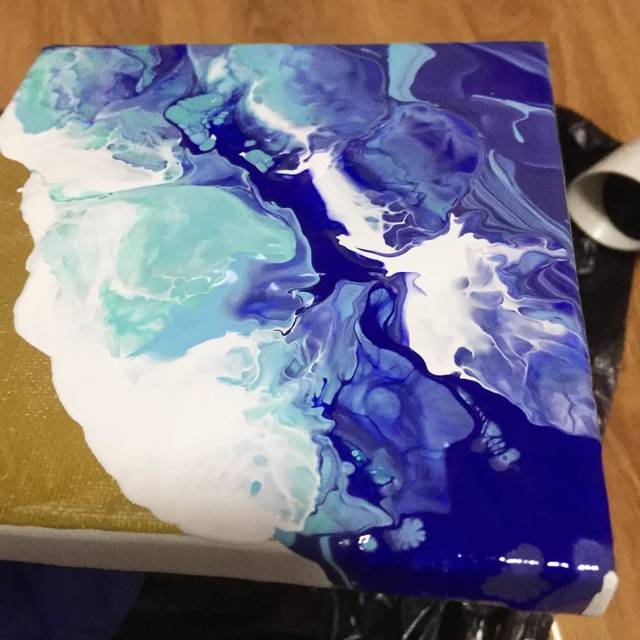 【蒙友产品体验】流动丙烯:每个人都可以成为流体画大师