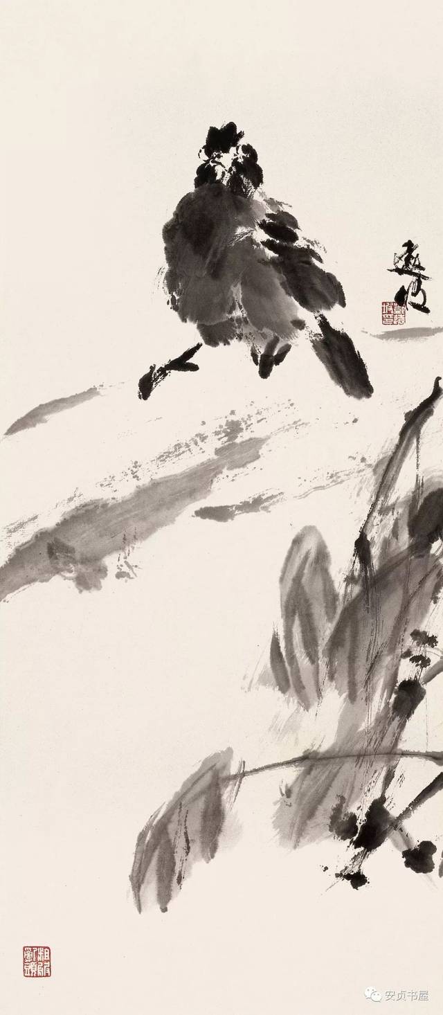 邓远坡写意花鸟画,具学养,笔墨,气韵之大境,得传统文人画之神髓,但又