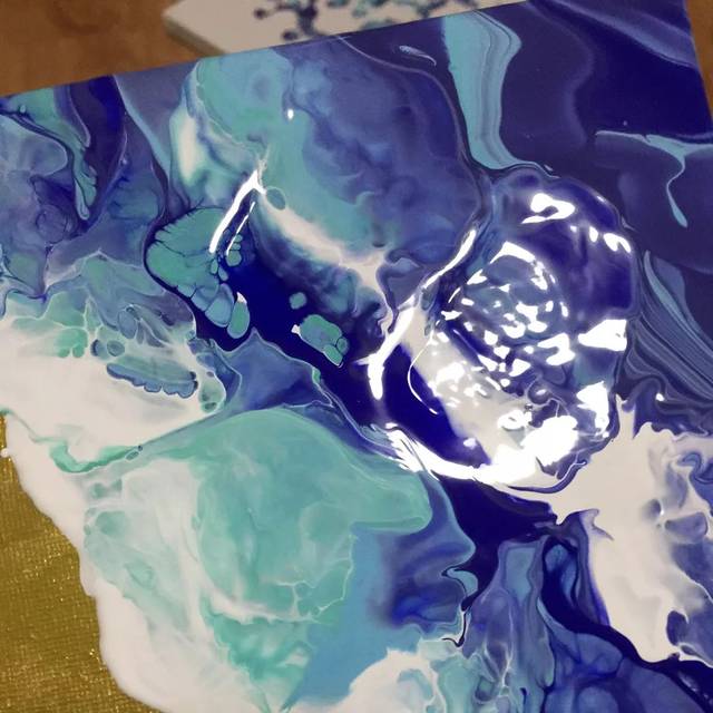 【蒙友产品体验】流动丙烯:每个人都可以成为流体画大师