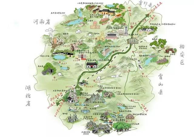 自驾线路推荐金寨中国红岭公路