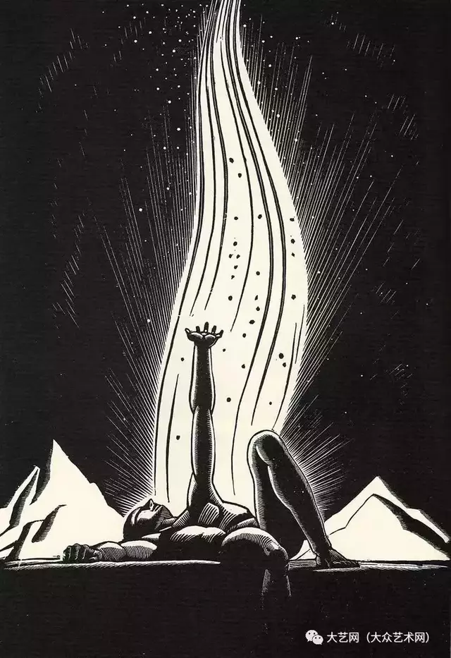 画家,版画家罗克韦尔 · 肯特(rockwell kent)经典绘画作品