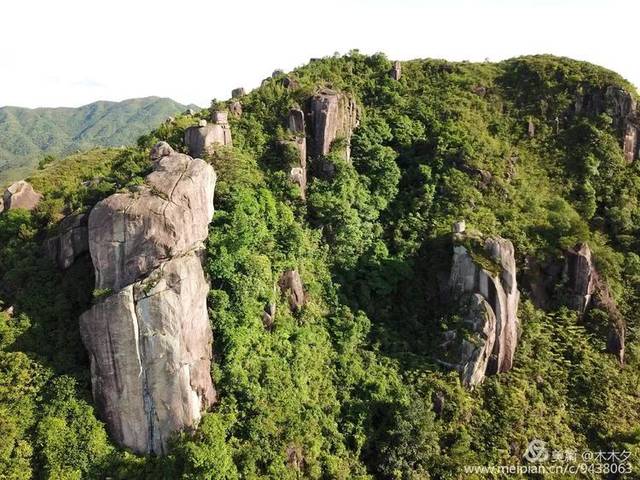 揭西天竺古岩,白面石上看金山日出,庙山日落