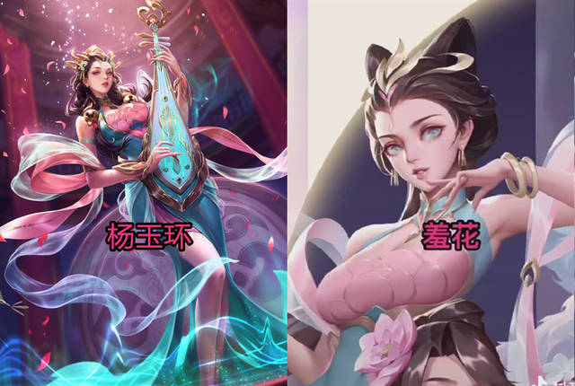 王者荣耀:峡谷女团出道,四大美女璀璨星光,合照美如画