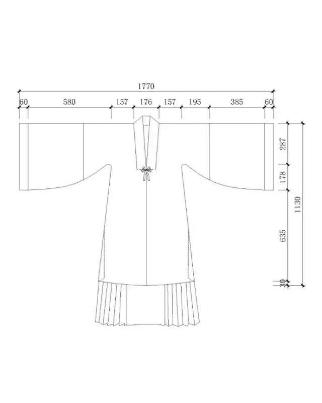 汉服「款式图&结构纸样」合集