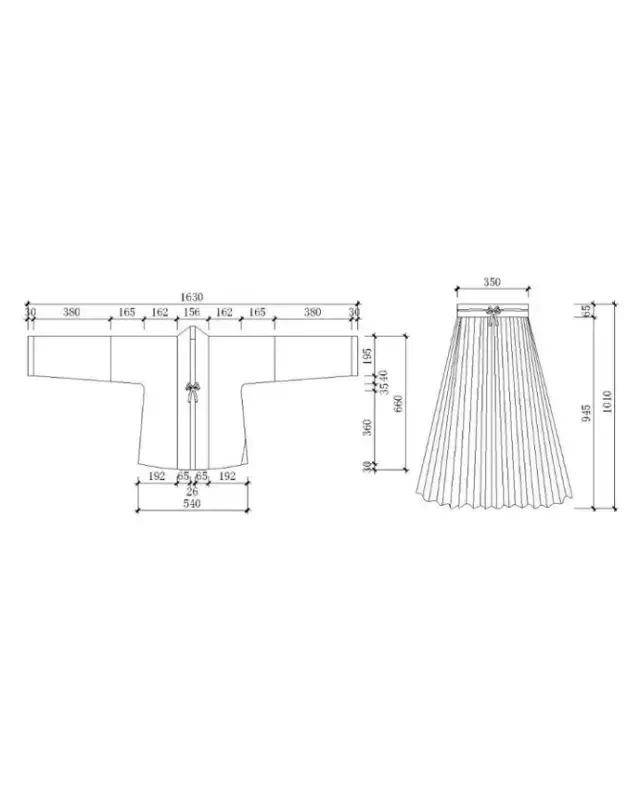 汉服「款式图&结构纸样」合集