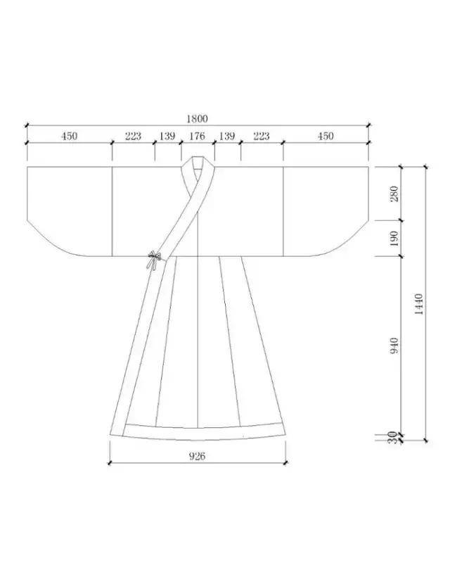 汉服「款式图&结构纸样」合集