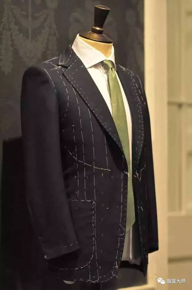 男士西服从开版到纯手工成衣全过程