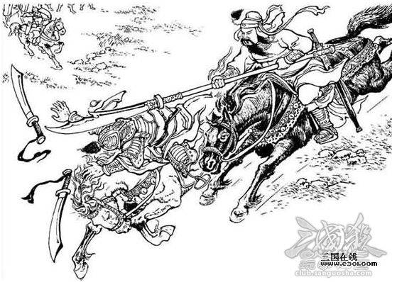 不得不说,连环画里孟坦的死法是很有姿势的
