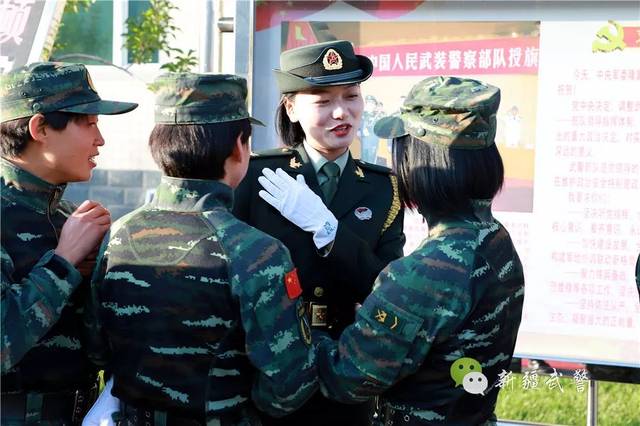 10月4日下午,武警新疆总队机动二支队隆重举行欢迎仪式,热烈欢迎支队2