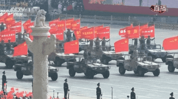 国庆阅兵式上的 