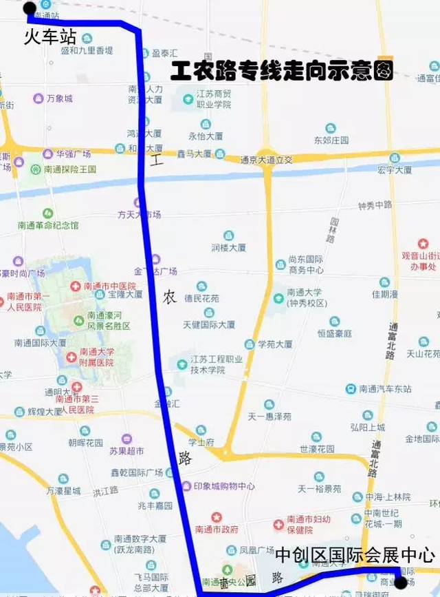南通10路公交车路线图,南通4路公交车路线图 南通开通8条公交专线直达中创区!带你嗨逛森旅