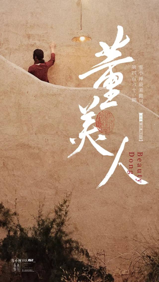 董美人 | 雪小禅最美微刊第四百六十一期