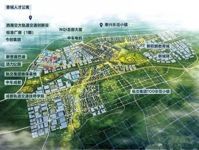 城市规划设计, 木兰镇与泰兴镇将依托石板滩镇,建设为新都区动力新城