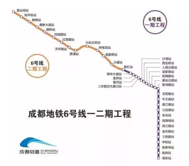 贯通主城区南北向 此次"洞通"的轨道交通6号线一二期工程为成都轨