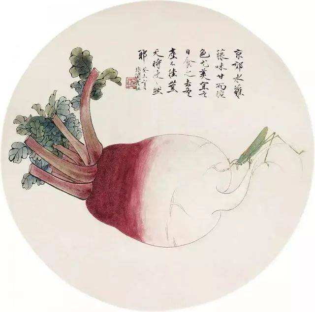 大师们画的瓜果蔬菜,把中国画的韵味完完全全表达出来