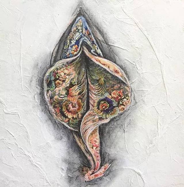 生理结构,月经和避孕知识,展示阴道和相关器官的解剖展品,同时以艺术