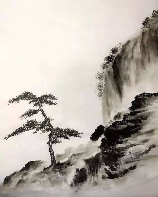 山水画如何画?最简单的道理,一看就明白!