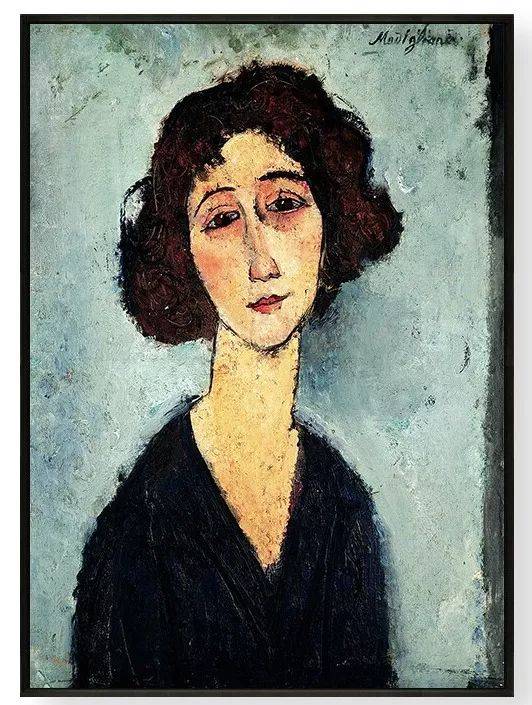 享誉世界的艺术天才莫迪里阿尼,在他的印象派《珍妮的画像》一系列