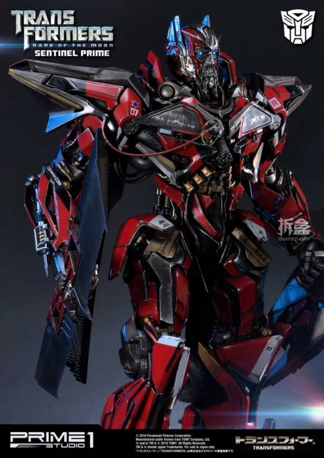 prime 1 studio《变形金刚2》御天敌sentinel prime 29寸雕像