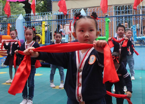 合肥市委机关幼儿园教育集团市委园开展幼儿早操展示活动