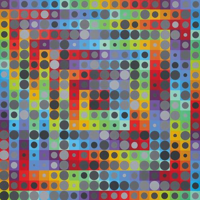 维克托·瓦萨雷里 victor vasarely"动态艺术"