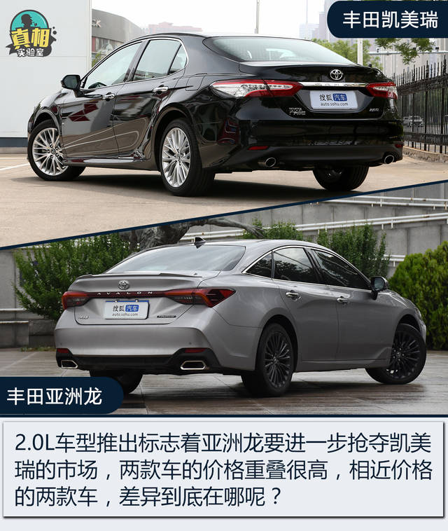 降动力/价格跌破20万 丰田亚洲龙叫板凯美瑞相同售价该选谁?