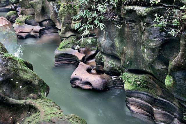 雕岩谷:大自然创造的美景奇观