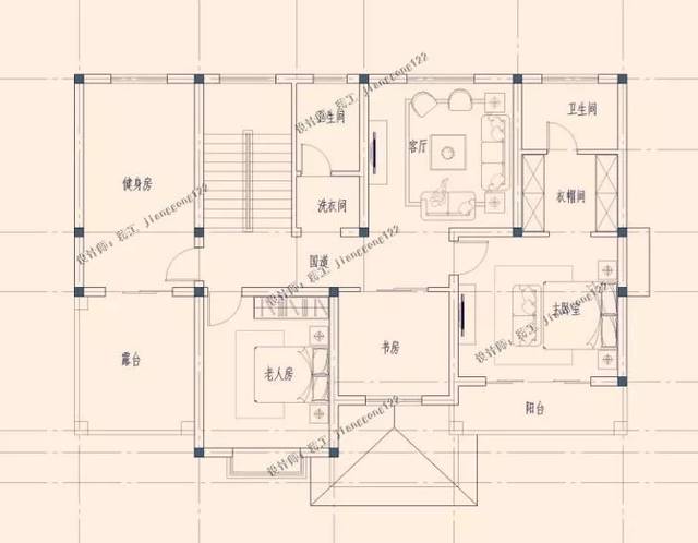 6套农村自建房设计图,20-25万造型简单,农村施工队都能建好