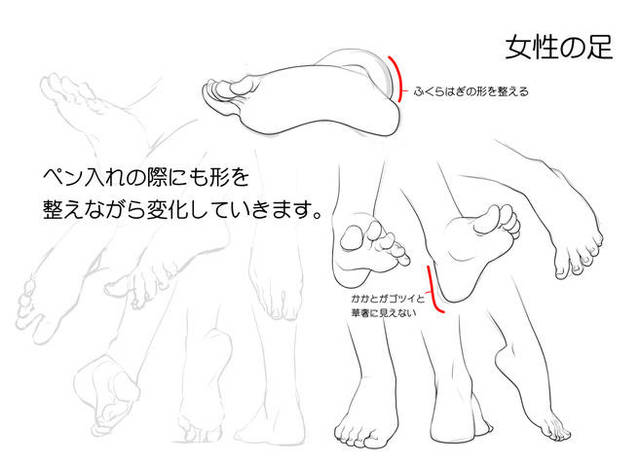 漫画人物的脚怎么画超全面的人物脚部画法教程