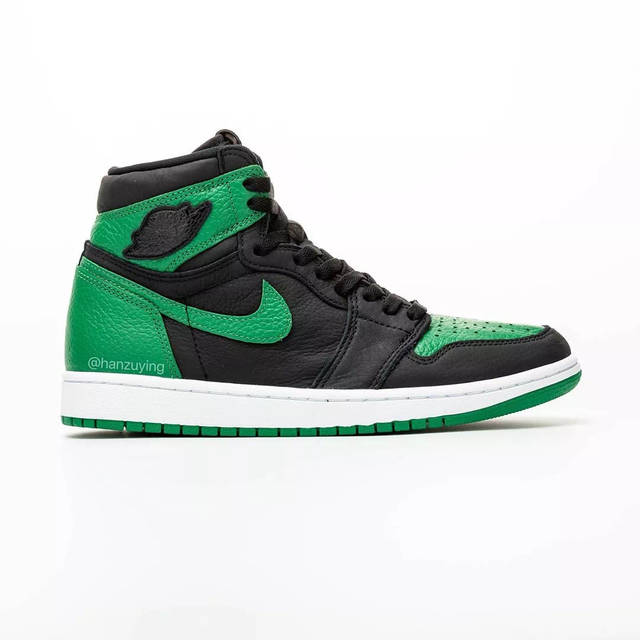 aj 1"绿松"配色发售日期确定,海量细节曝光美图看个够!
