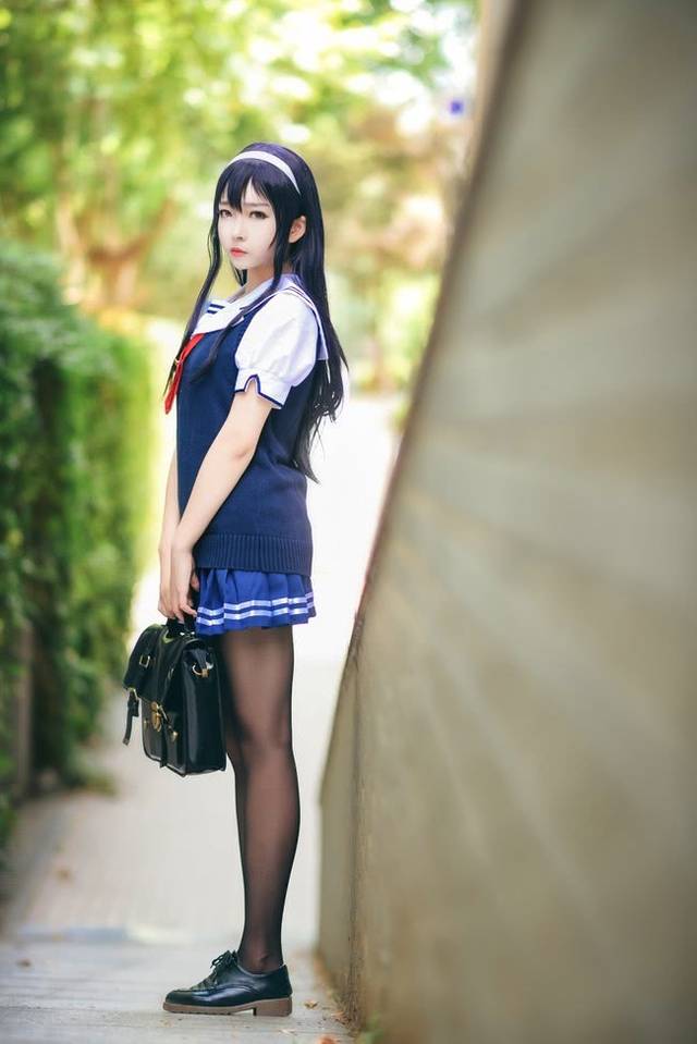 cos:路人女主,霞之丘诗羽jk学姐