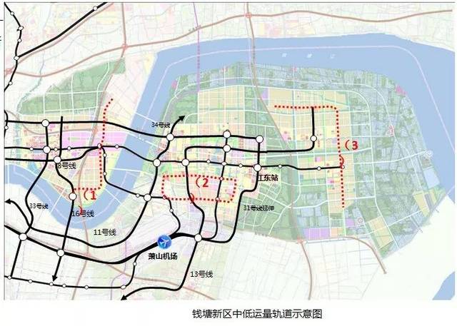 钱塘新区重大交通设施规划曝光!未来还要新增6条地铁线?
