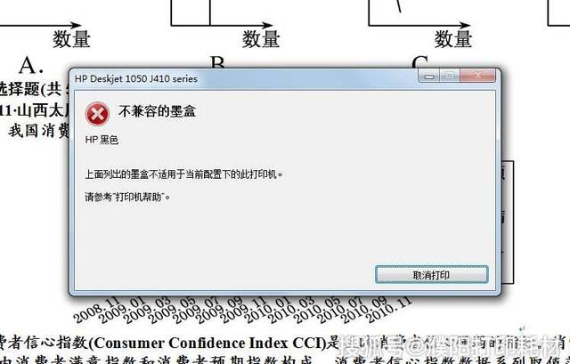 hpdeskjet打印机提示墨盒错误,解决方法全在这里