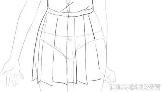 【教程】怎样画动漫jk制服!女高中生制服的画法教程