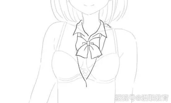 【教程】怎样画动漫jk制服!女高中生制服的画法教程