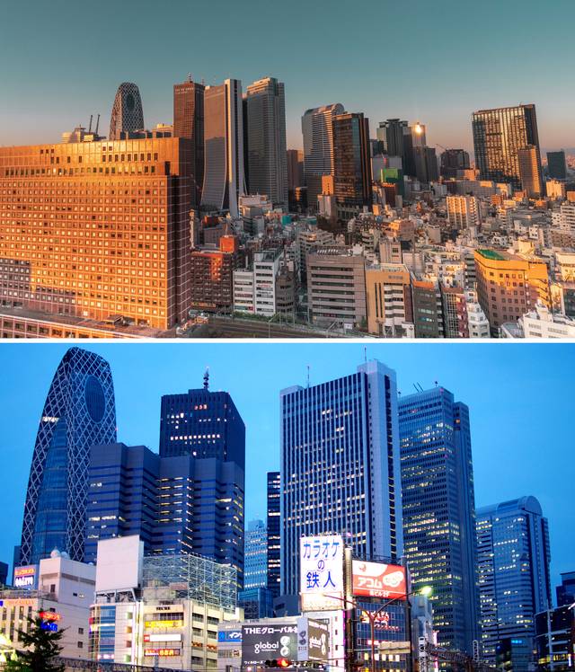 东京新宿 新宿是日本东京的一个特别区,是东京乃至全日本最繁华的