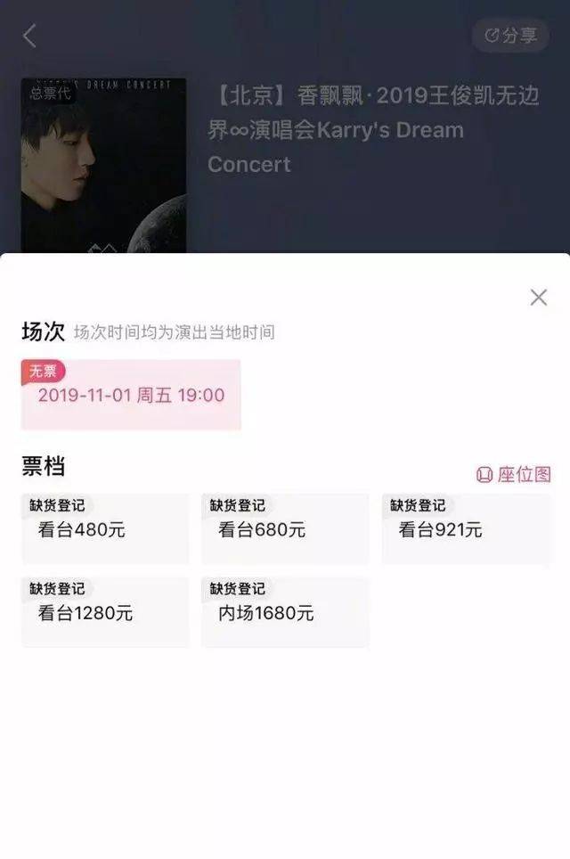 王俊凯《无边界》演唱会门票开售,半秒售空