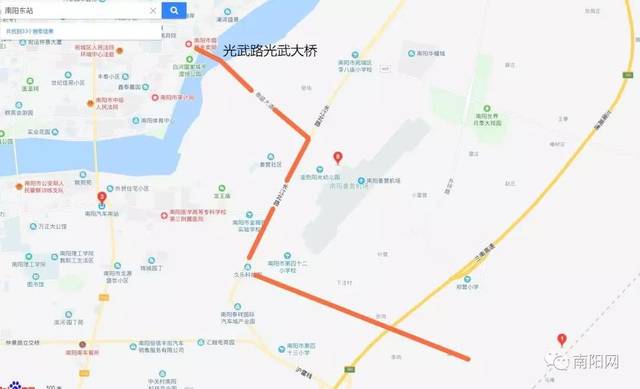 光武路光武大桥路线