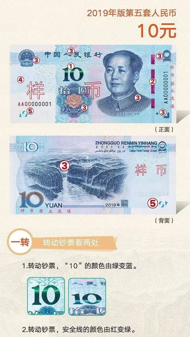 10元纸币防伪