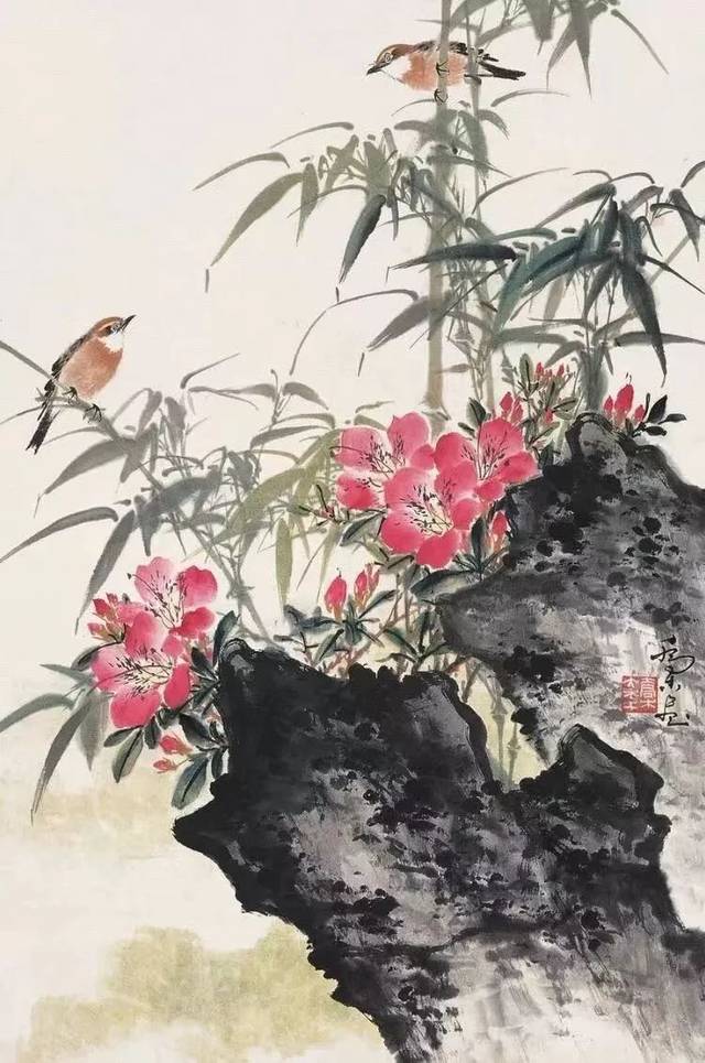 范画6 招生对象:写意花鸟画爱好者,有无绘画基础均可.